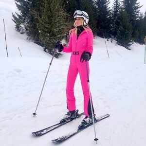 Maison Ogier tuta ski suit in hot pink